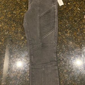 NWT Men’s PacSun Washed off Black Bikers Skinny Jeans 29Wx30L